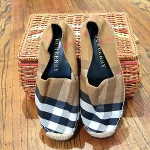 Burberry Espadrille Flats - Size 7